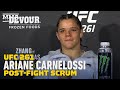 UFC 261: Ariane Carnelossi Admits Liang Na Was 'Better Than We Thought' - MMA Fighting