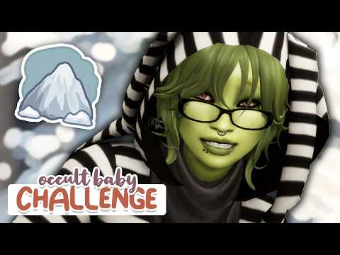 Family Skiing Trip ⛰️ | Ep. 61 | Sims 4: Occult Baby Challenge