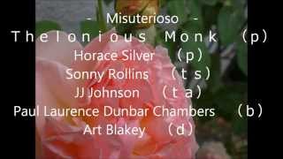 Misterioso Thelonious Monk