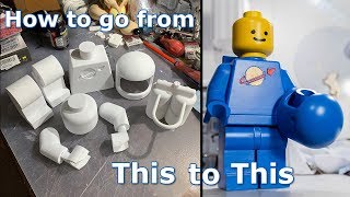3D Printing a Super Sized Lego Space Man Part 2