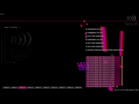 Sam Aaron Live Coding Practice