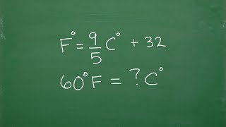 Fahrenheit to Celsius Using This Formula F=9/5(C)+32 NEED ALGEBRA SKILLS