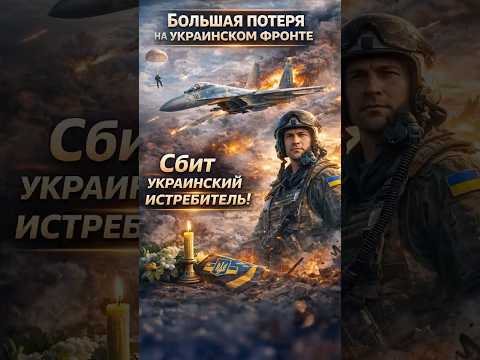 ⚡️СБИТ УКРАИНСКИЙ ИСТРЕБИТЕЛЬ! Погиб Герой Украины лётчик Александр Довгач!