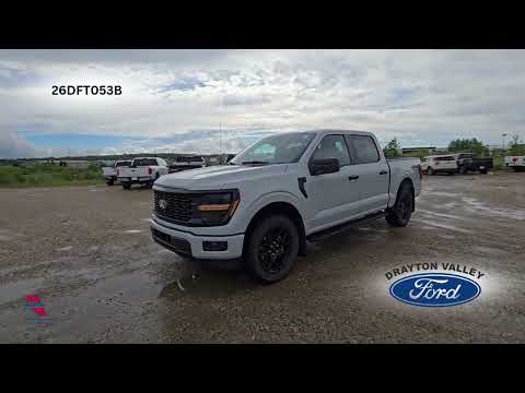 2024 Ford F-150 STX 4WD SuperCrew 5.5' Box in White for sale at Drayton Valley Ford in Drayton Valley, AB