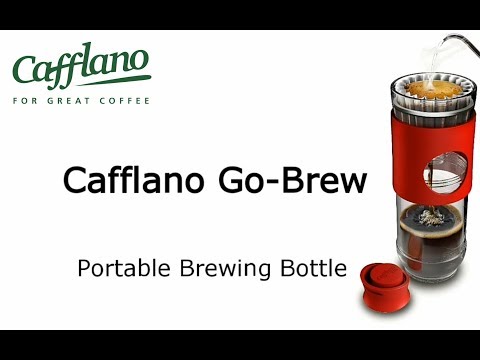 Gambar Cafflano Go Brew Botol Coffee Maker - Merah