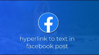 How to add hyperlink to text in facebook post (Group Only) ?