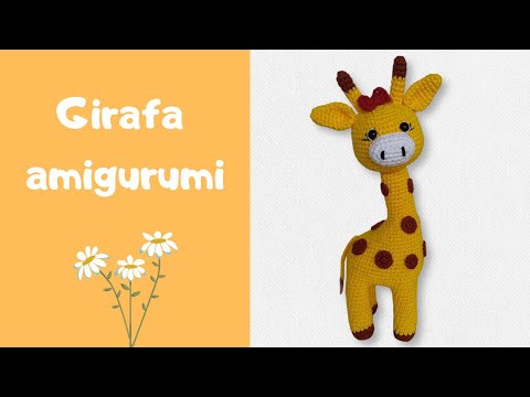 girafa safari baby amigurumi receita