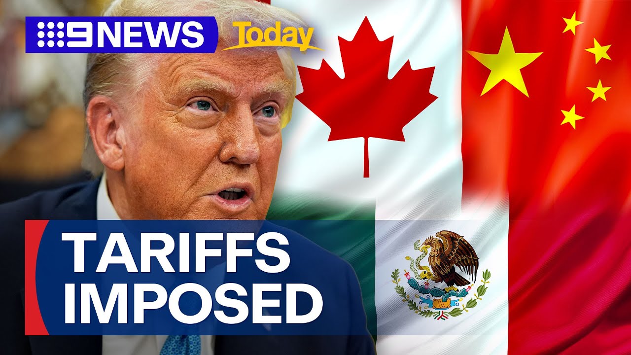Donald Trump imposes steep tariffs on US trading partners | 9 News Australia