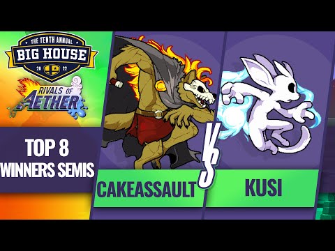 CakeAssault vs kusi - Rivals of Aether Top 8 Winners Semis - The Big House 10 | Forsburn vs Ori