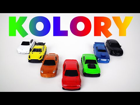 Poznaj kolory. Edukacyjny film dla dzieci. Kolorowe samochodziki.