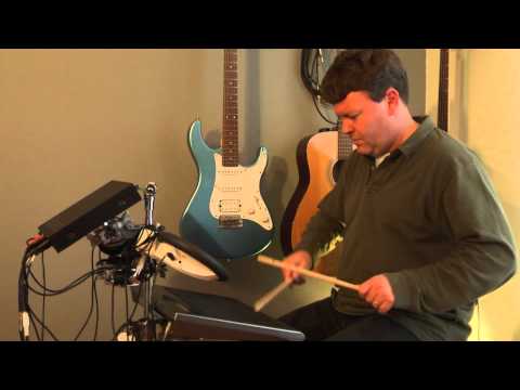 Roland TD7 & Alesis MIDI Pad,  Drumming At Home Part 1