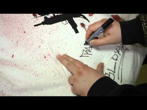 EBAY - Hirntot Gang T-Shirt Signiert (Blokkmonsta, Uzi, Schwartz, Rako, Perverz & Vortex)