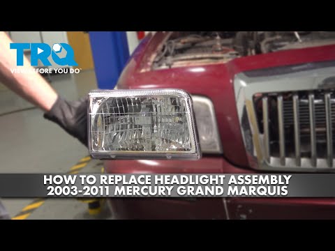 How To Replace Headlight Assembly 2003 2011 Mercury Grand Marquis
