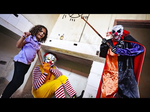 ENCONTRAMOS O PALHAÇO BONZINHO NO HOSPITAL * tremendo de medo *