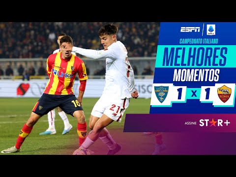 Gols e lances de Roma x Lecce