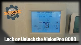 Lock or Unlock the VisionPro 8000