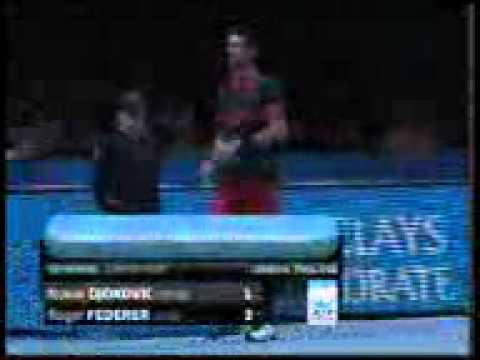 BARCLAYS 2010 R.FEDERER VS N.DJOKOVICH  master cup atp world tour final