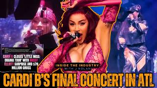 Cardi B Calls Out Security at State Farm Arena & Brings Out MISSY ELLIOTT for Tour Finale
