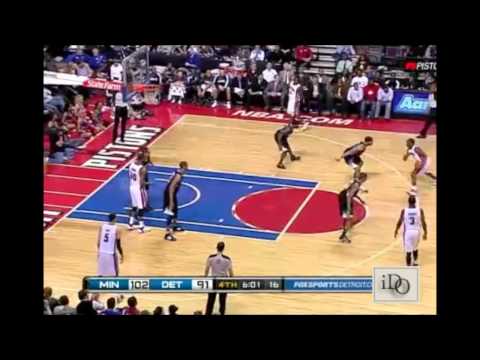 Detroit Pistons beaten at home by lowly Minnesota Timberwolves 3/2/2011