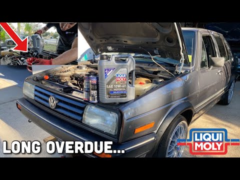 The Mk2's First Oil Change In 3 Years?? ( Liqui Moly Treatment )