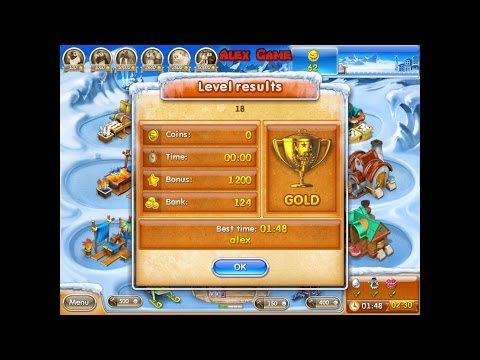 Farm Frenzy 3 Ice Age (level 18) only GOLD Веселая ферма 3 Ледниковый период (уровень 18) Золото