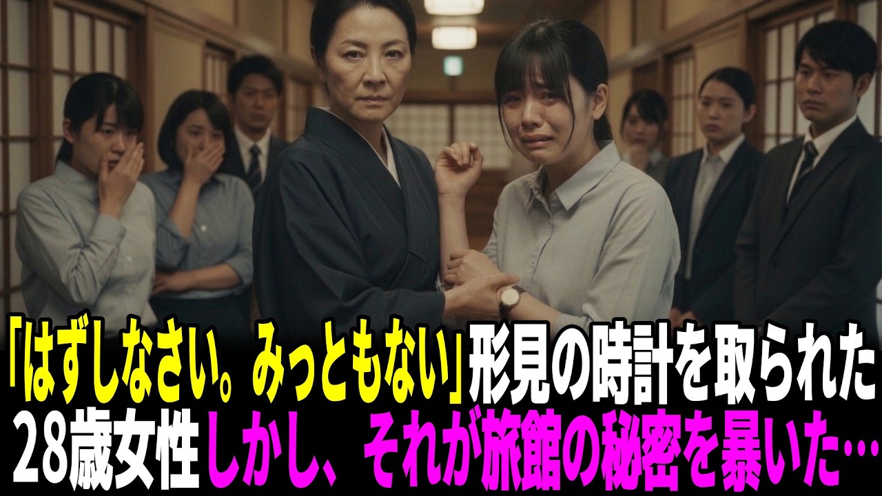 「はずしなさい。みっともない！」形見の時計を侮辱された仲居－老舗旅館の秘密が暴かれ、全員が顔面蒼白