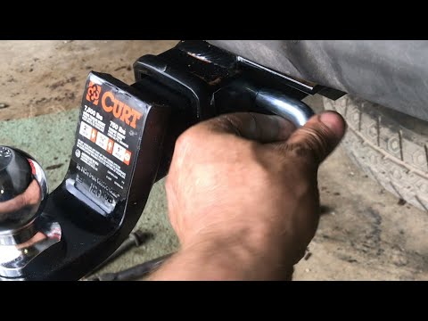 “installing” a curt TOWING HITCH on a honda pilot
