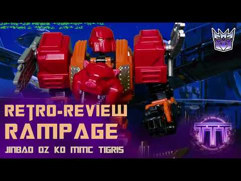 Retro-Review: Jinbao OS KO MMC Tigris (Rampage) - ToyTesterTeo Masterpiece Toy Collection