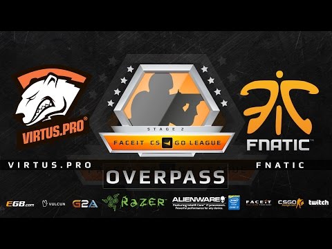 Virtus.pro vs Fnatic - Overpass (FACEIT League 2015 Stage 2 EU)