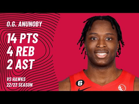 O.G. Anunoby vs Atlanta Hawks | Jan 14, 2023