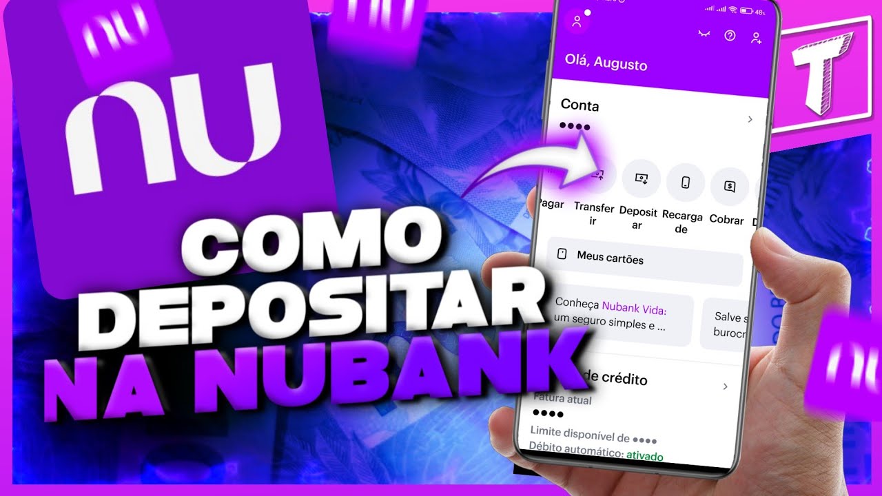 COMO DEPOSITAR NA NUBANK!