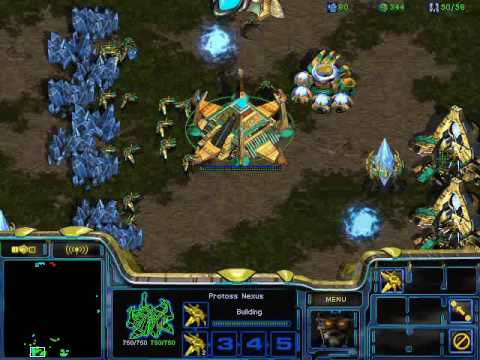 Starcraft PvT FPVOD with commentary by orb Part 1