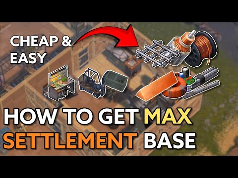 How To Get MAX LVL 4 Settlement Benches And Ressources! Cheap & Easy! | Last Day On Earth : Survival