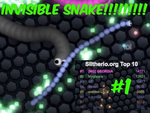 #1 INVISIBLE NINJA SNAKE SLITHER.IO GAMEPLAY!!