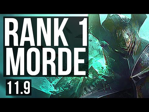 MORDEKAISER vs TRUNDLE (JUNGLE) | Rank 1 Morde | BR Challenger | v11.9