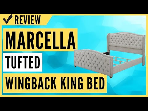 Jennifer Taylor Home Marcella Tufted Wingback King Bed