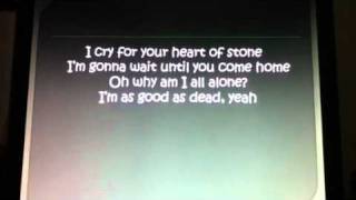 Erasure -- Heart of Stone [Lyrics on Screen]