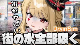 【DrainSim】浸水から街を救う【ルイス・キャミー/にじさんじ】