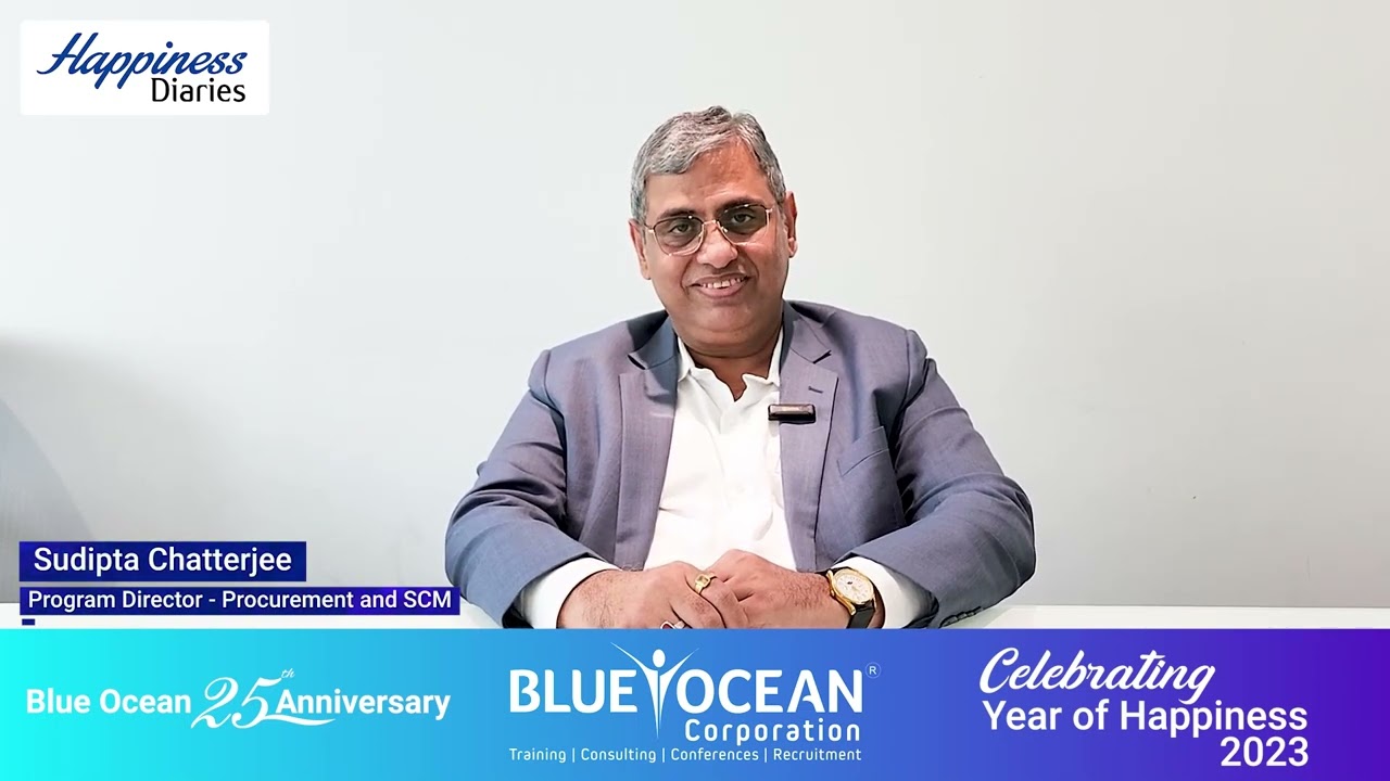 Blue Ocean Corporation Happiness Diaries 2023 - Sudipta Chatterjee