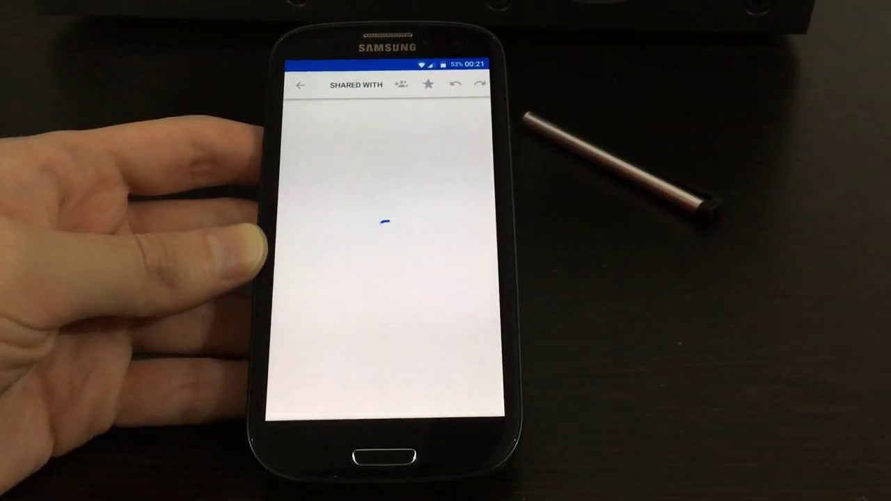 video recording of creating a new note in Dropbox Paper on a Samsung Galaxy S3