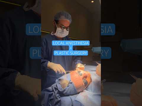👀 Local anesthesia during plastic surgery whenever possible! #facelift