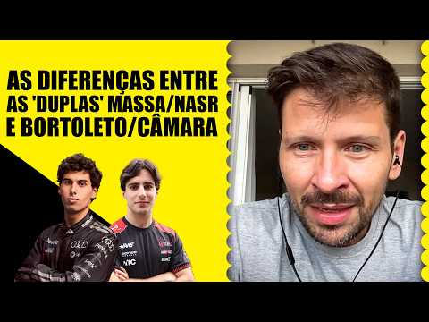 Como COMPARAR a CHEGADA de CÂMARA junto a BORTOLETO na F1 com MASSA e NASR