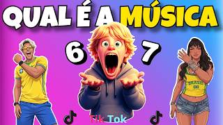 🎵ADIvinhe As MÚSICAS DO TIKTOK com EMOJIS😎Professora Six Seven #quiz
