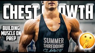 FULL PUSH DAY WORKOUT ON PHYSIQUE PREP!! Growing Chest & Shoulders While Dieting Down