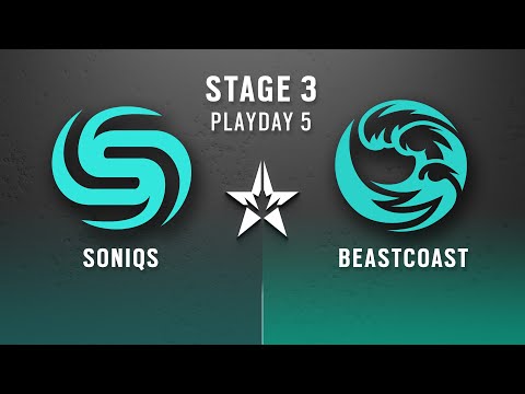 Soniqs vs Beastcoast // North American League 2022 - Stage 3 - Playday #5