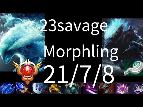 23savage Morphling vs BH, SB, Viper, Tiny, Leshrac - dota2