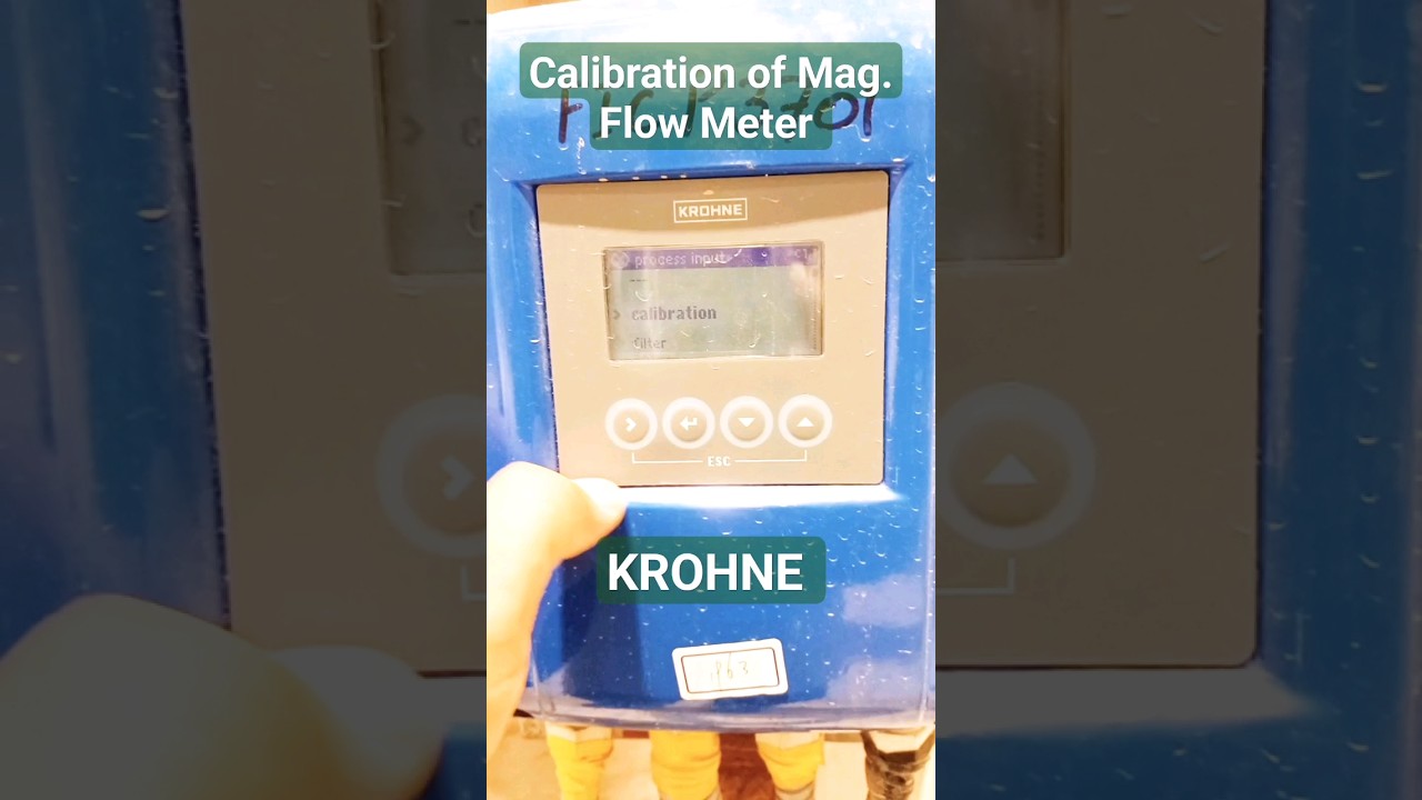 Calibration of Magnetic Flow Meter | KROHNE OPTIFLUX400F | IFC100W Convertor #InstrumentAcademy