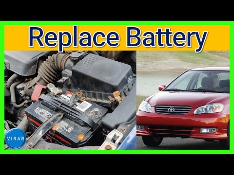 How to [EASILY] Replace the Battery - Toyota Corolla (2003-2008)