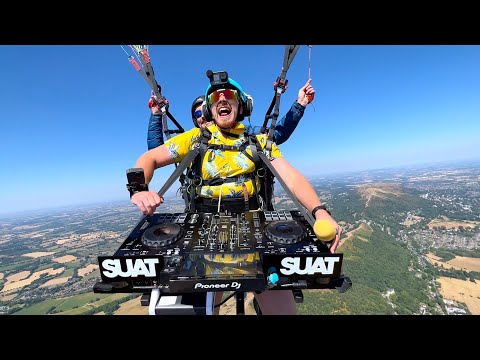 Paragliding DJ Brings the Music to You
