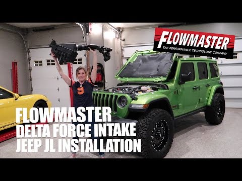 Flowmaster Delta Force Intake Install - JEEP JL - Part # 615183
